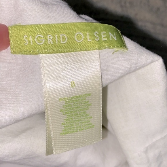 Sigrid Olsen maxi skirt tiered boho size 8 - Picture 6 of 12